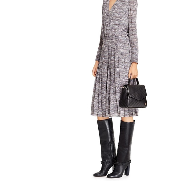 ENDS APR16! 797 Quilted Mini Black Leather Satchel - Picture 7 of 7